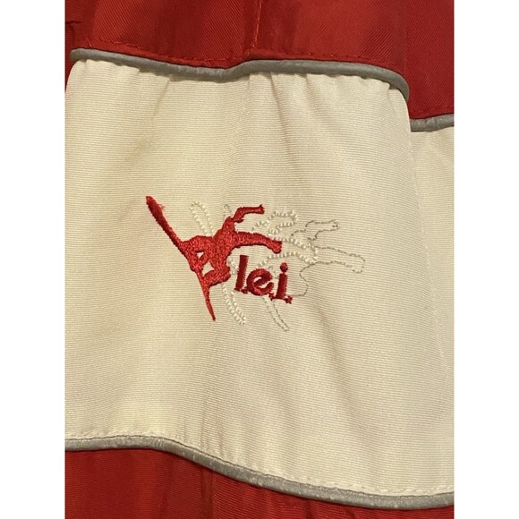 Vtg Y2K Lei Jacket Womens L Red White Ski Snowboard Winter Coat Hoodie L.E.I - Picture 4 of 16